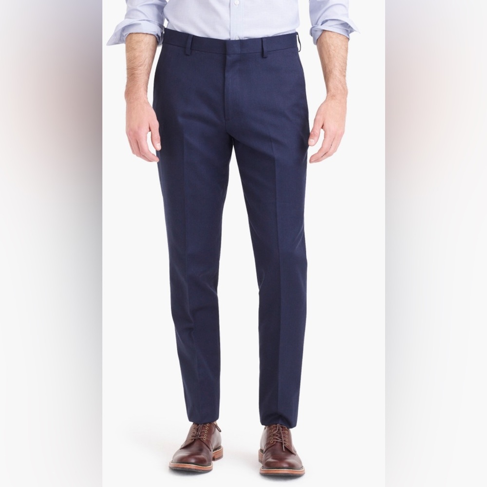NWT! 33x30 J Crew Ludlow Navy slim stretch wool dress pants